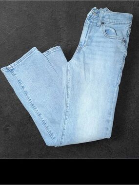 Old Navy Light Wash Straight Jeans (Size 12, Built-In Flex)